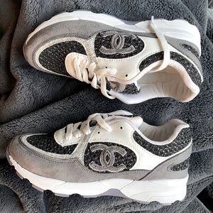 Size 7 Chanel shoes for sale contact for more info